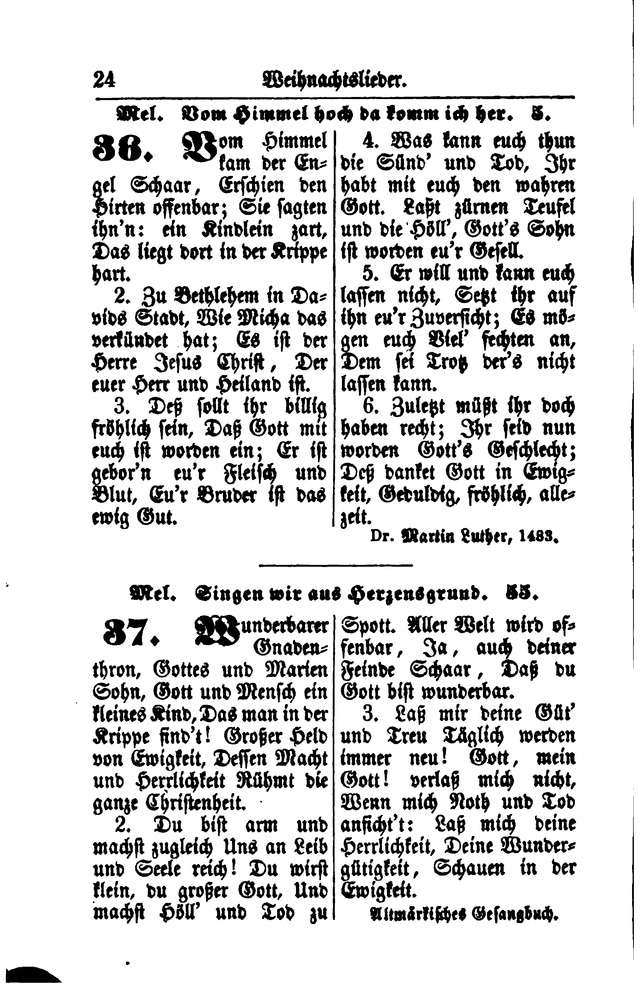 Gesangbuch für Gemeinden des Evangelisch-Lutherischen Bekenntnisses  page 24