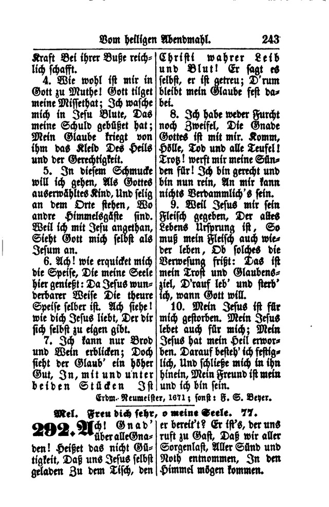 Gesangbuch für Gemeinden des Evangelisch-Lutherischen Bekenntnisses  page 245