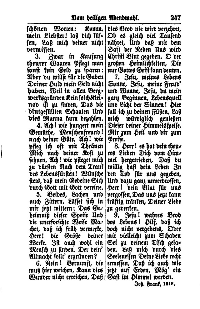 Gesangbuch für Gemeinden des Evangelisch-Lutherischen Bekenntnisses  page 249