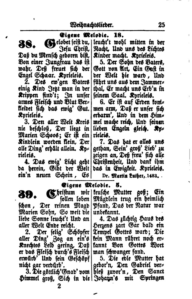 Gesangbuch für Gemeinden des Evangelisch-Lutherischen Bekenntnisses  page 25