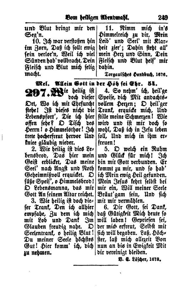 Gesangbuch für Gemeinden des Evangelisch-Lutherischen Bekenntnisses  page 251