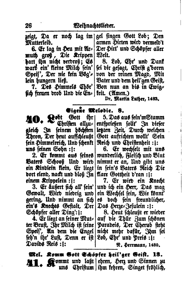 Gesangbuch für Gemeinden des Evangelisch-Lutherischen Bekenntnisses  page 26