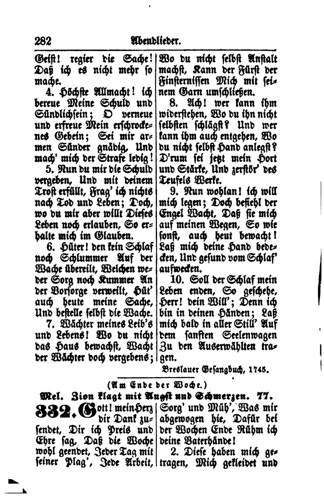 Gesangbuch für Gemeinden des Evangelisch-Lutherischen Bekenntnisses  page 284