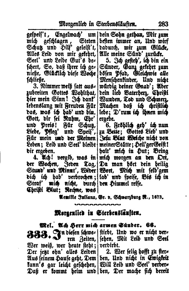 Gesangbuch für Gemeinden des Evangelisch-Lutherischen Bekenntnisses  page 285