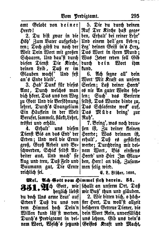 Gesangbuch für Gemeinden des Evangelisch-Lutherischen Bekenntnisses  page 297