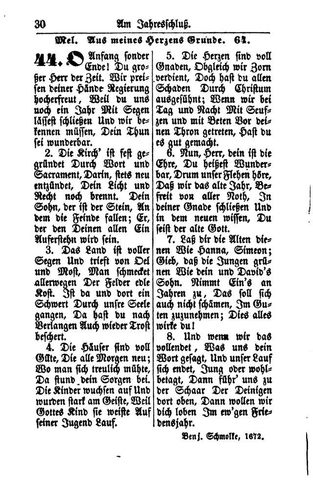 Gesangbuch für Gemeinden des Evangelisch-Lutherischen Bekenntnisses  page 30