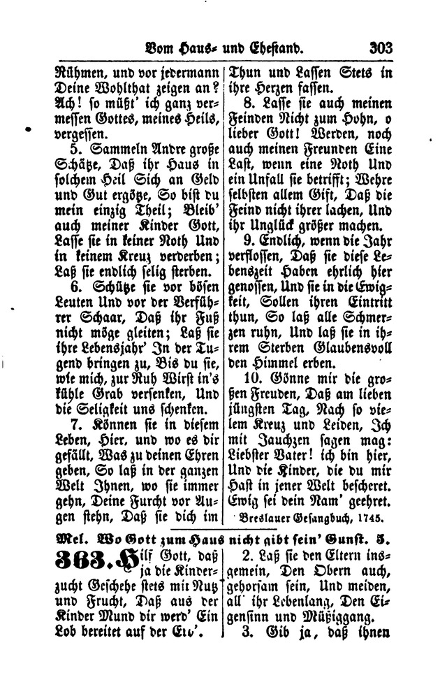 Gesangbuch für Gemeinden des Evangelisch-Lutherischen Bekenntnisses  page 305