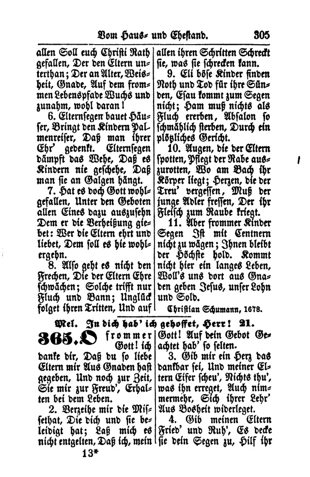 Gesangbuch für Gemeinden des Evangelisch-Lutherischen Bekenntnisses  page 307