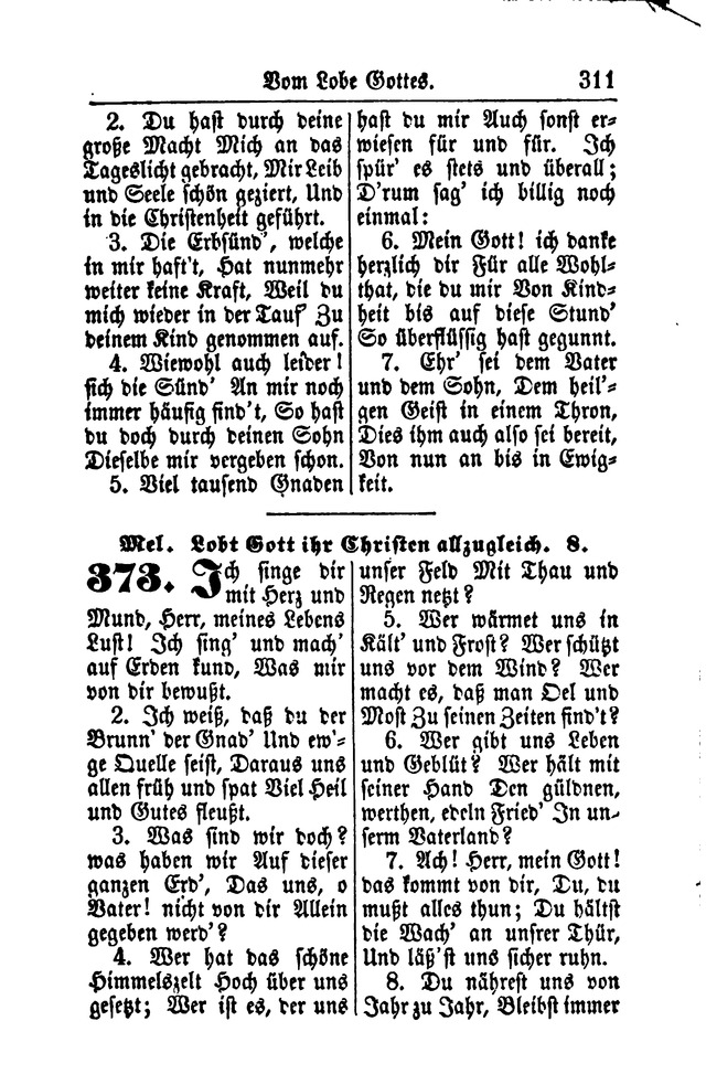 Gesangbuch für Gemeinden des Evangelisch-Lutherischen Bekenntnisses  page 313