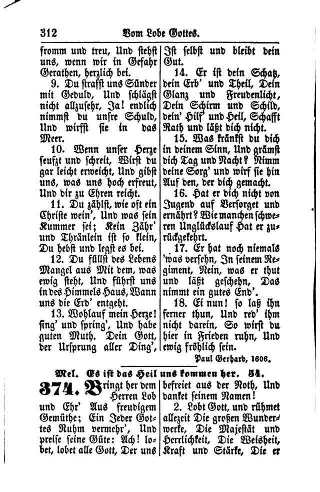 Gesangbuch für Gemeinden des Evangelisch-Lutherischen Bekenntnisses  page 314