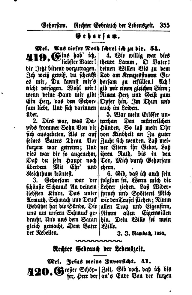 Gesangbuch für Gemeinden des Evangelisch-Lutherischen Bekenntnisses  page 357