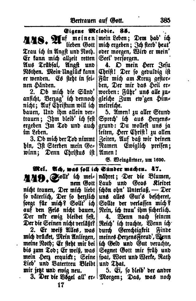 Gesangbuch für Gemeinden des Evangelisch-Lutherischen Bekenntnisses  page 387