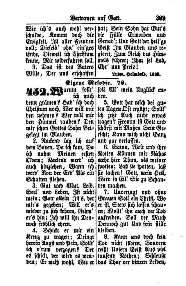 Gesangbuch für Gemeinden des Evangelisch-Lutherischen Bekenntnisses  page 391