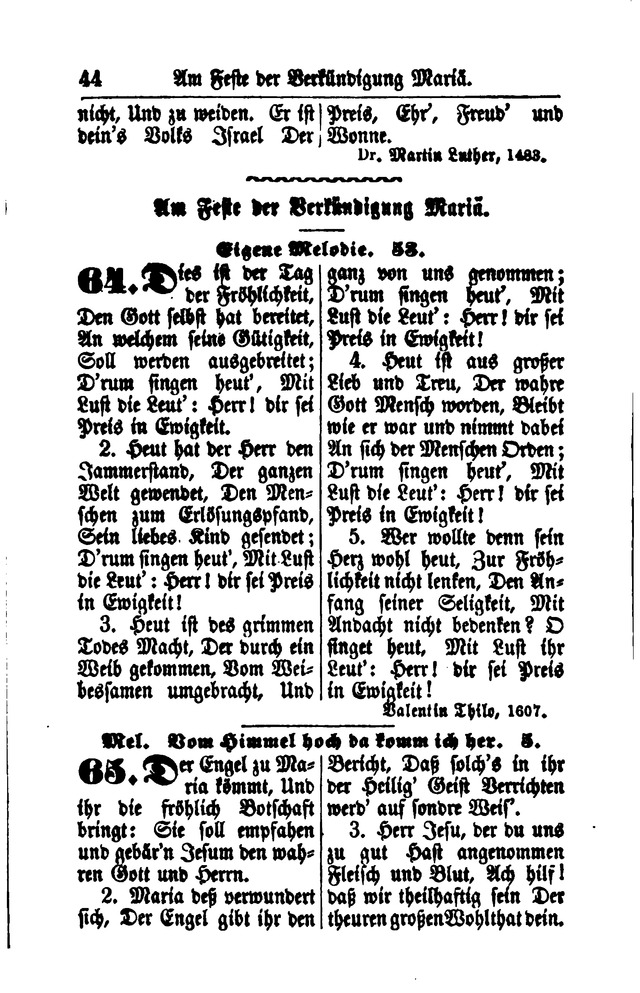 Gesangbuch für Gemeinden des Evangelisch-Lutherischen Bekenntnisses  page 44