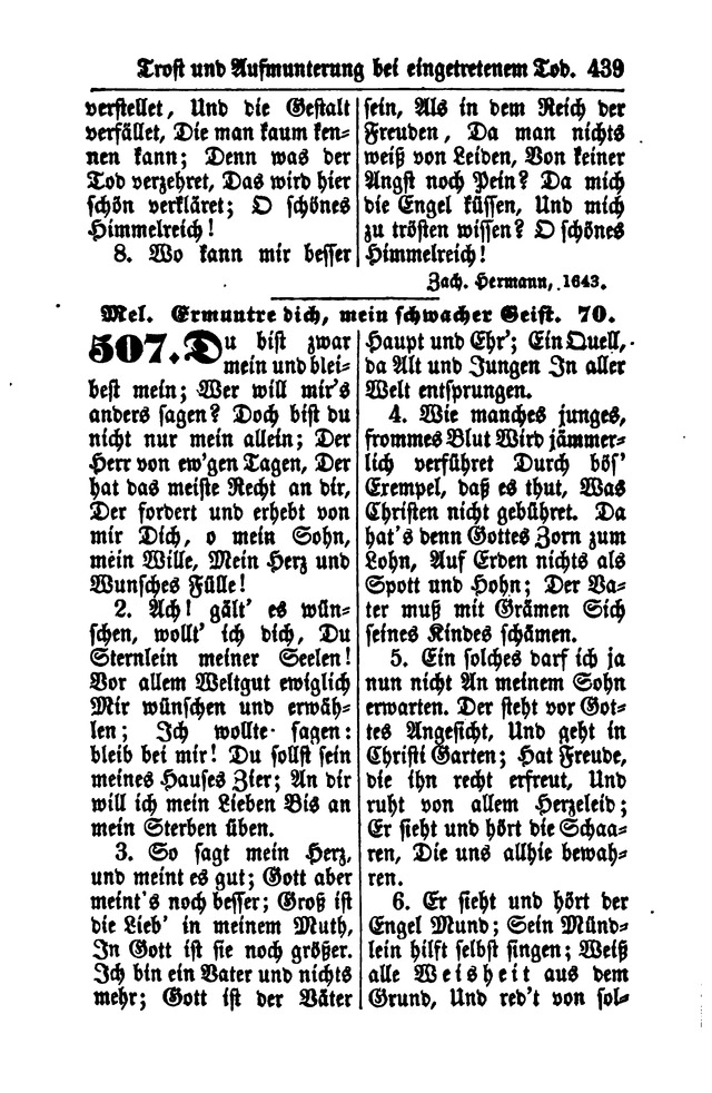 Gesangbuch für Gemeinden des Evangelisch-Lutherischen Bekenntnisses  page 441