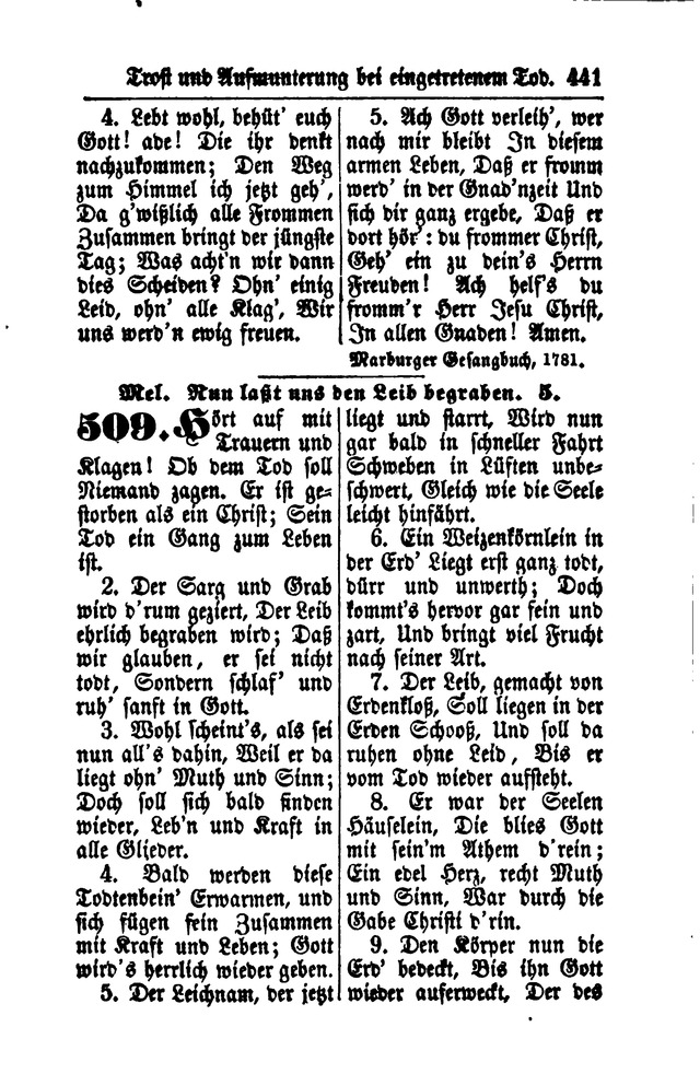 Gesangbuch für Gemeinden des Evangelisch-Lutherischen Bekenntnisses  page 443