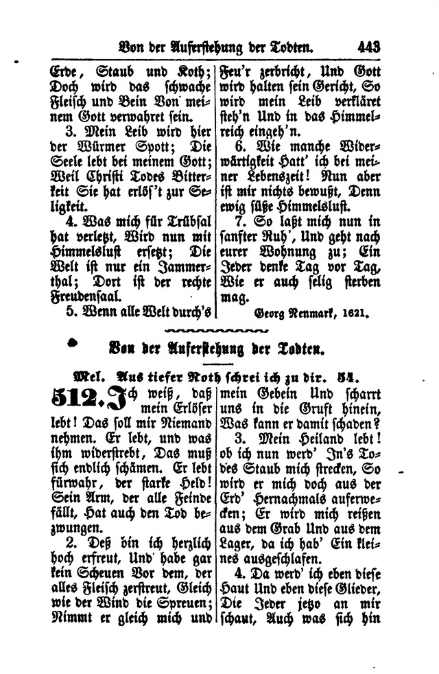 Gesangbuch für Gemeinden des Evangelisch-Lutherischen Bekenntnisses  page 445