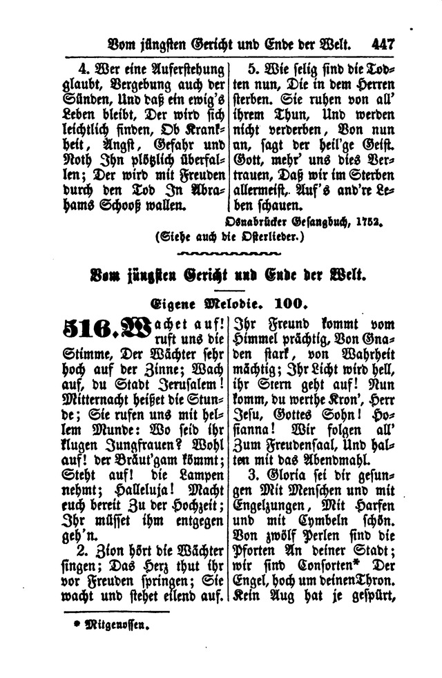 Gesangbuch für Gemeinden des Evangelisch-Lutherischen Bekenntnisses  page 449