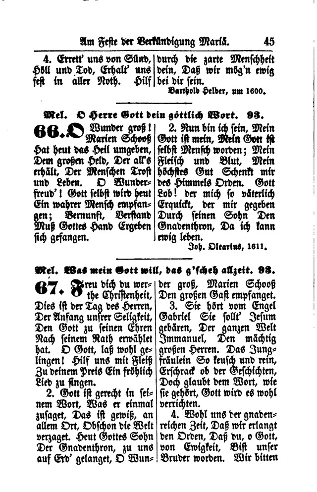 Gesangbuch für Gemeinden des Evangelisch-Lutherischen Bekenntnisses  page 45