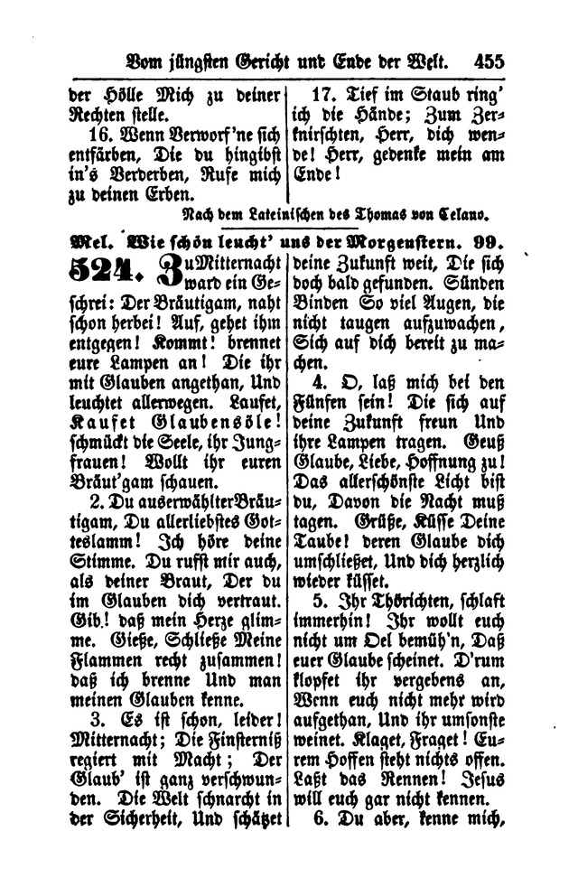 Gesangbuch für Gemeinden des Evangelisch-Lutherischen Bekenntnisses  page 457