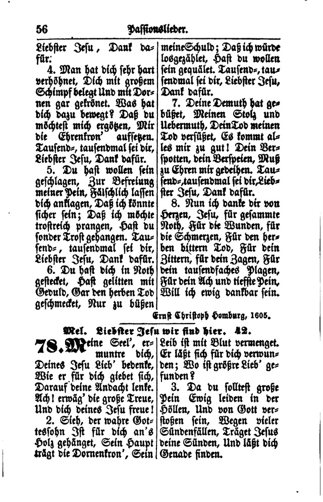 Gesangbuch für Gemeinden des Evangelisch-Lutherischen Bekenntnisses  page 56