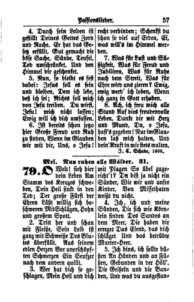 Gesangbuch für Gemeinden des Evangelisch-Lutherischen Bekenntnisses  page 57