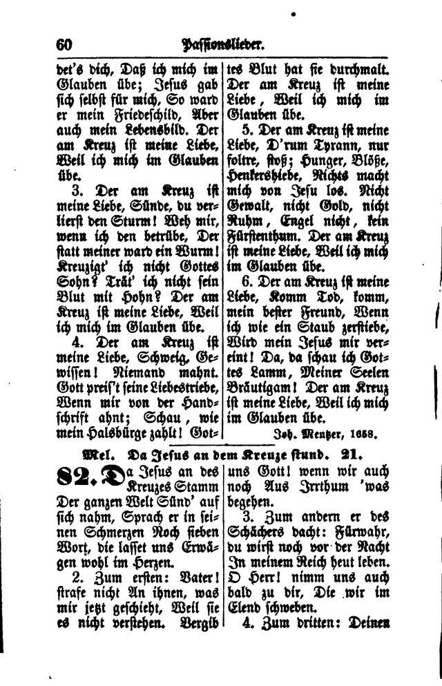 Gesangbuch für Gemeinden des Evangelisch-Lutherischen Bekenntnisses  page 60