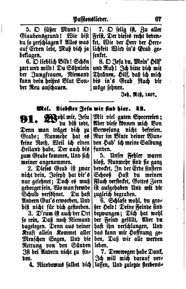 Gesangbuch für Gemeinden des Evangelisch-Lutherischen Bekenntnisses  page 67