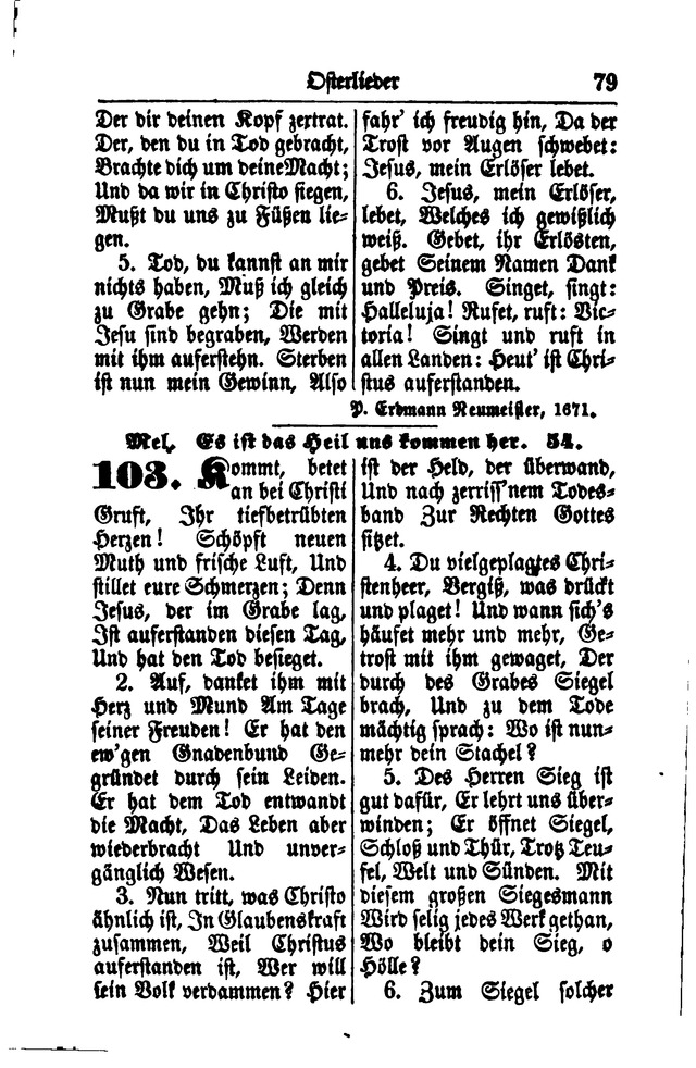 Gesangbuch für Gemeinden des Evangelisch-Lutherischen Bekenntnisses  page 79