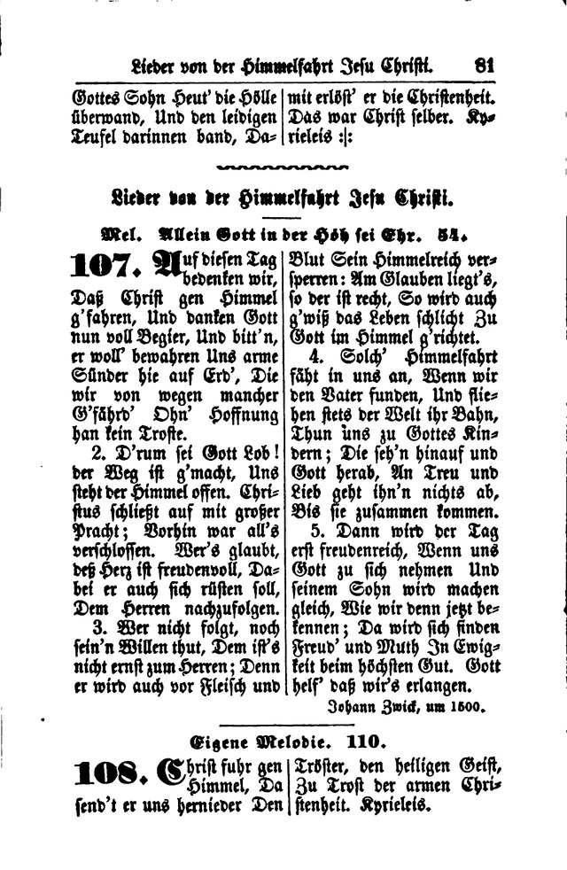 Gesangbuch für Gemeinden des Evangelisch-Lutherischen Bekenntnisses  page 81