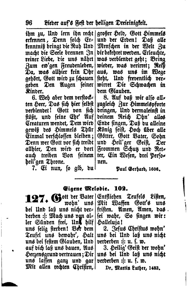 Gesangbuch für Gemeinden des Evangelisch-Lutherischen Bekenntnisses  page 96