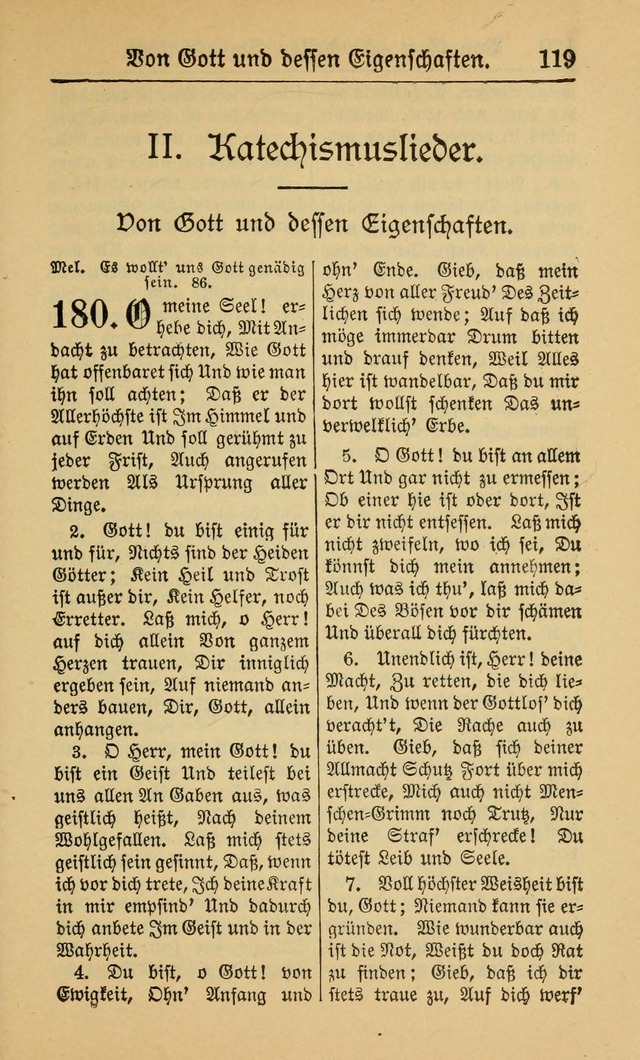 Gesangbuch für Gemeinden des Evangelisch-Lutherischen Bekenntnisses (14th ed.) page 119