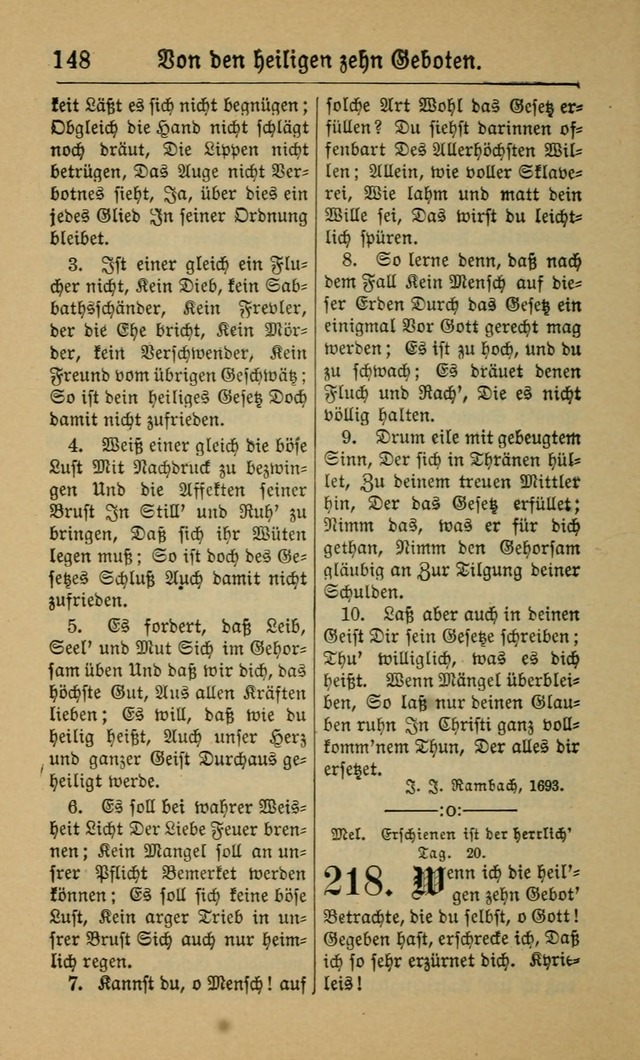 Gesangbuch für Gemeinden des Evangelisch-Lutherischen Bekenntnisses (14th ed.) page 148