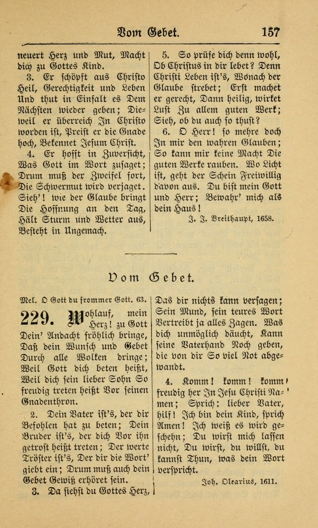 Gesangbuch für Gemeinden des Evangelisch-Lutherischen Bekenntnisses (14th ed.) page 157