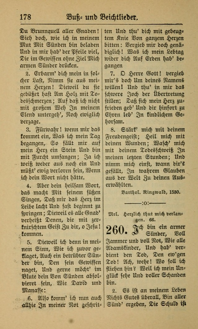 Gesangbuch für Gemeinden des Evangelisch-Lutherischen Bekenntnisses (14th ed.) page 178