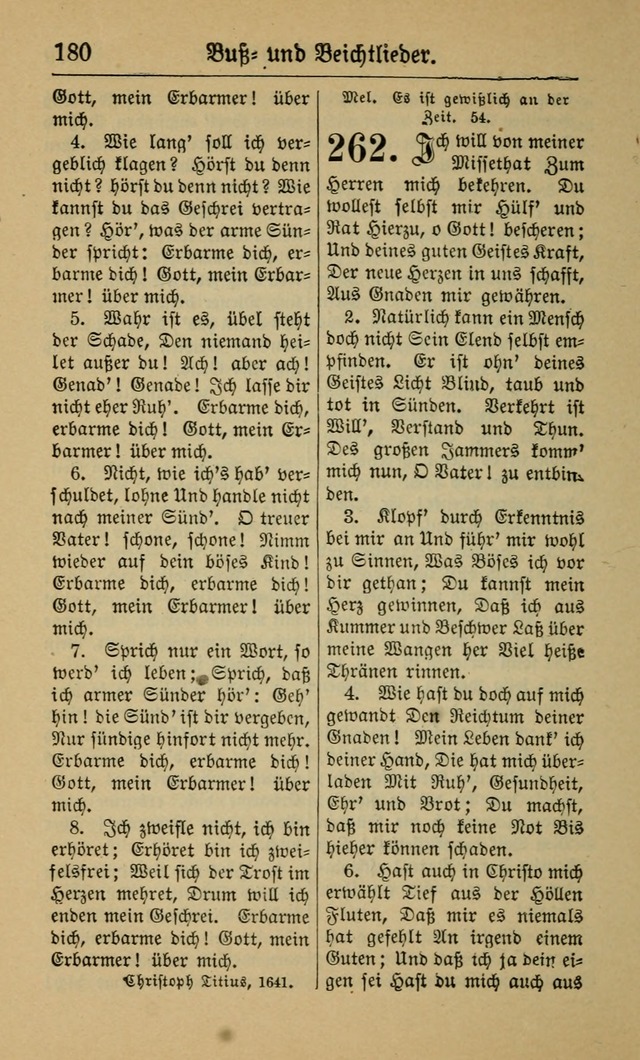 Gesangbuch für Gemeinden des Evangelisch-Lutherischen Bekenntnisses (14th ed.) page 180