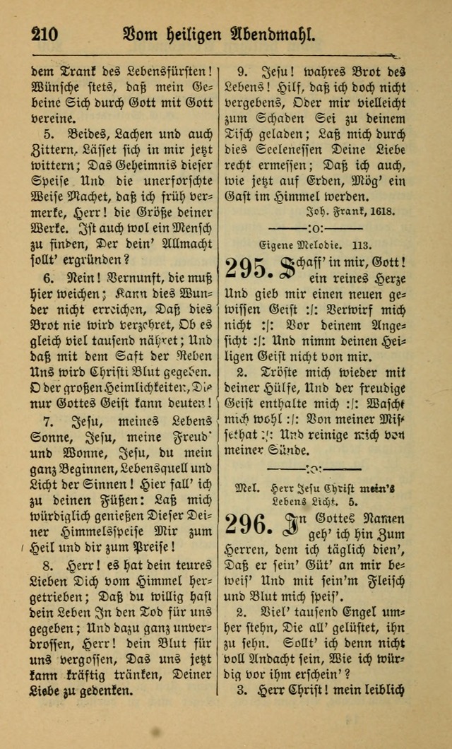 Gesangbuch für Gemeinden des Evangelisch-Lutherischen Bekenntnisses (14th ed.) page 210