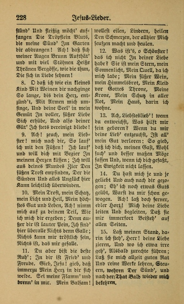 Gesangbuch für Gemeinden des Evangelisch-Lutherischen Bekenntnisses (14th ed.) page 228