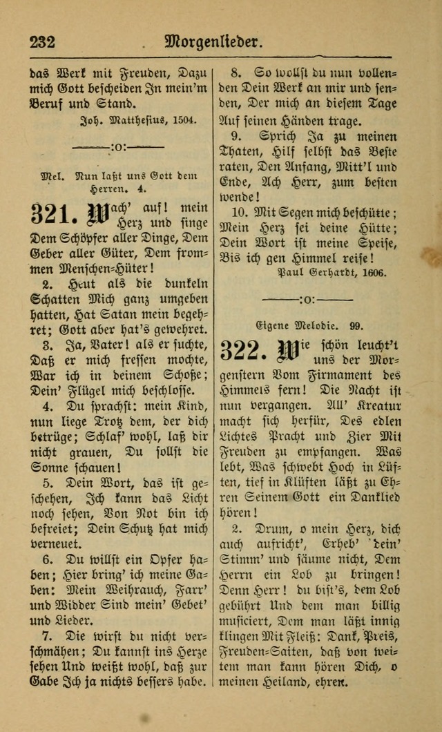 Gesangbuch für Gemeinden des Evangelisch-Lutherischen Bekenntnisses (14th ed.) page 232