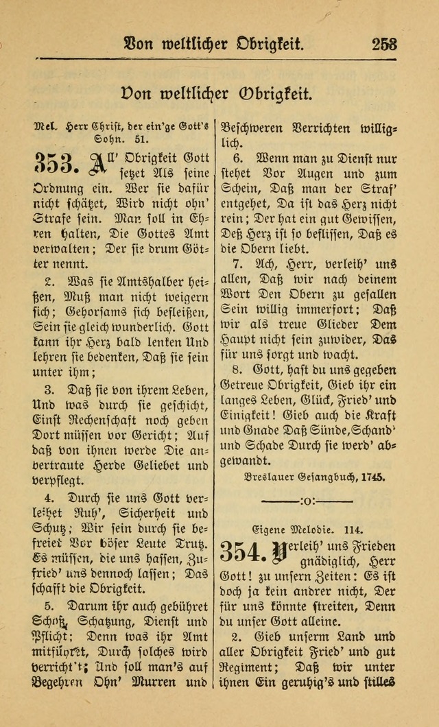 Gesangbuch für Gemeinden des Evangelisch-Lutherischen Bekenntnisses (14th ed.) page 253