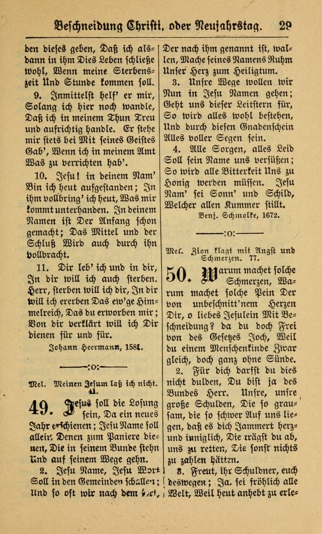 Gesangbuch für Gemeinden des Evangelisch-Lutherischen Bekenntnisses (14th ed.) page 29