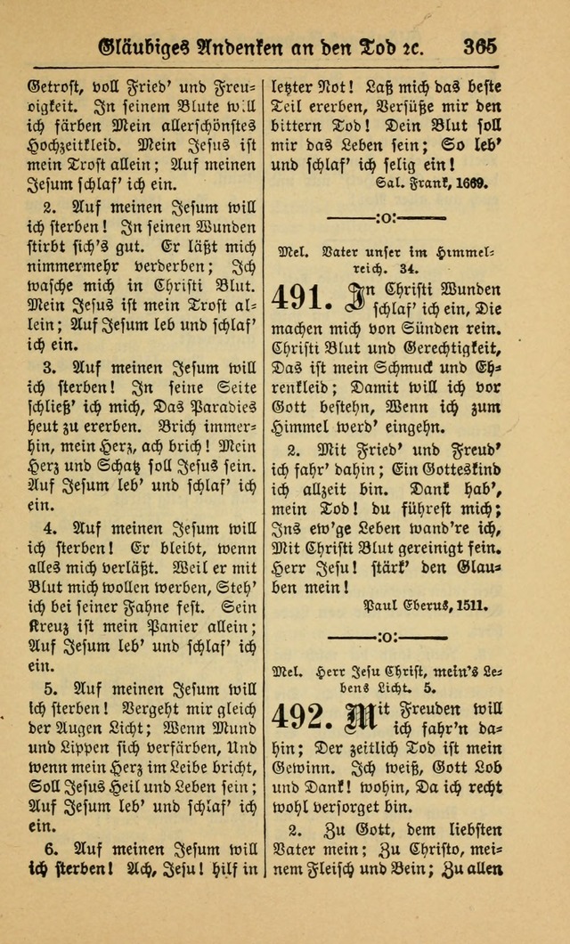 Gesangbuch für Gemeinden des Evangelisch-Lutherischen Bekenntnisses (14th ed.) page 367