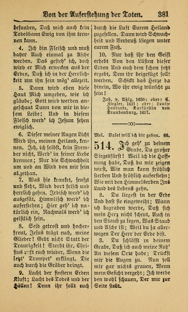 Gesangbuch für Gemeinden des Evangelisch-Lutherischen Bekenntnisses (14th ed.) page 383