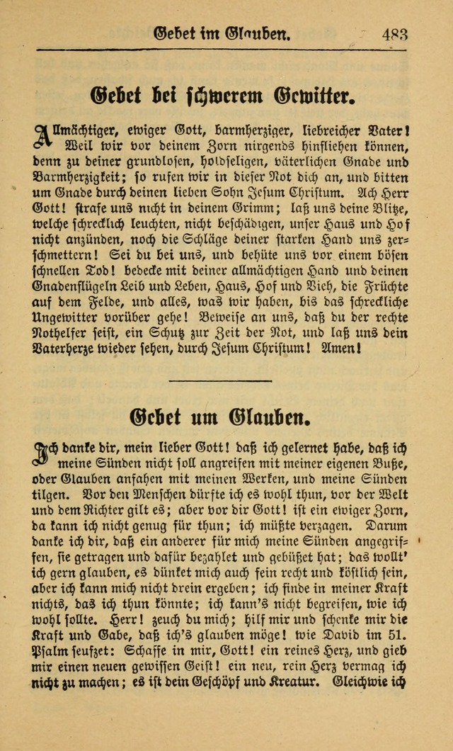 Gesangbuch für Gemeinden des Evangelisch-Lutherischen Bekenntnisses (14th ed.) page 485