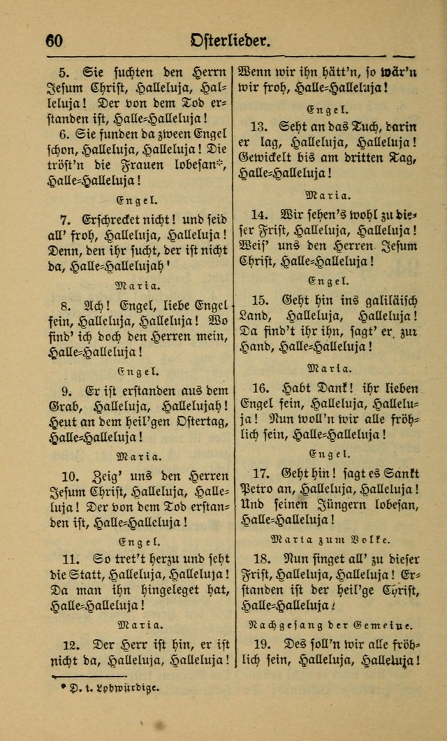 Gesangbuch für Gemeinden des Evangelisch-Lutherischen Bekenntnisses (14th ed.) page 60