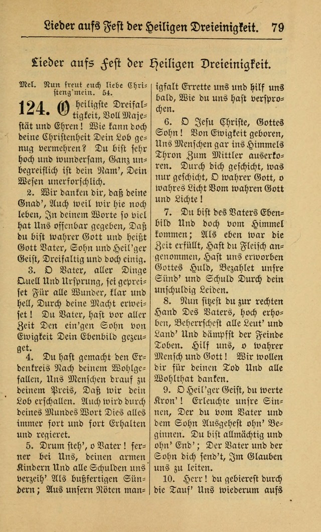 Gesangbuch für Gemeinden des Evangelisch-Lutherischen Bekenntnisses (14th ed.) page 79