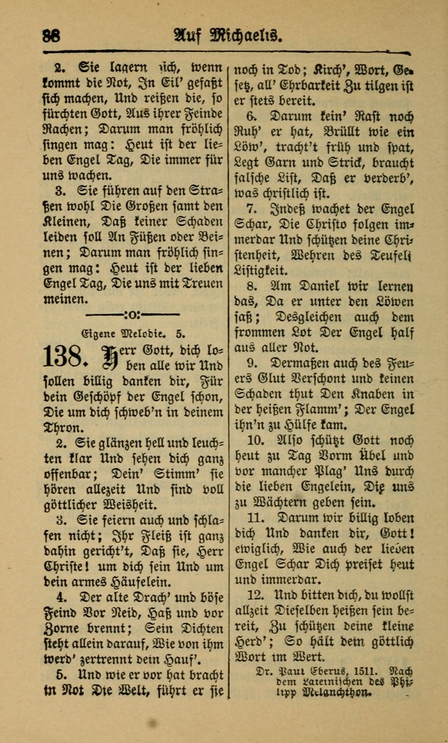 Gesangbuch für Gemeinden des Evangelisch-Lutherischen Bekenntnisses (14th ed.) page 88