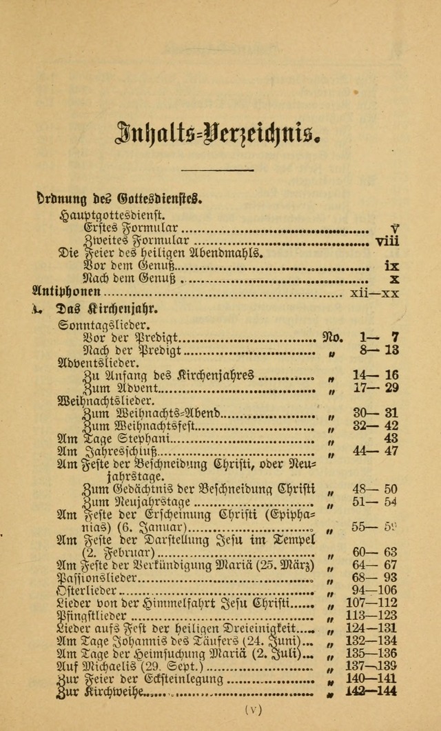 Gesangbuch für Gemeinden des Evangelisch-Lutherischen Bekenntnisses (14th ed.) page ix