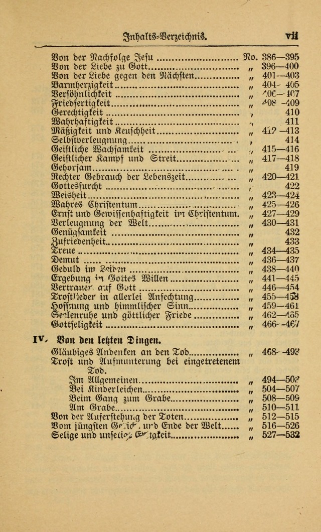 Gesangbuch für Gemeinden des Evangelisch-Lutherischen Bekenntnisses (14th ed.) page xi