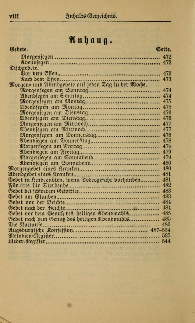 Gesangbuch für Gemeinden des Evangelisch-Lutherischen Bekenntnisses (14th ed.) page xii